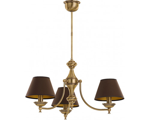 Основное фото Люстра потолочнаяра Kutek San Marino Lampshade SAN-ZW-3(P/A)CR: Купить в Интернет магазин освещения GCSVET.RU