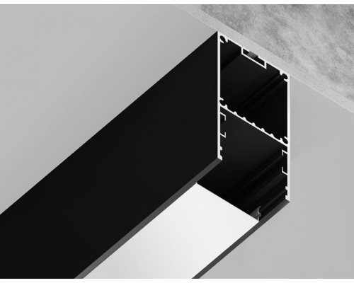 Дополнительное фото Алюминиевый профиль Ambrella Light Profile System GP3000BK: Купить в Интернет магазин освещения GCSVET.RU