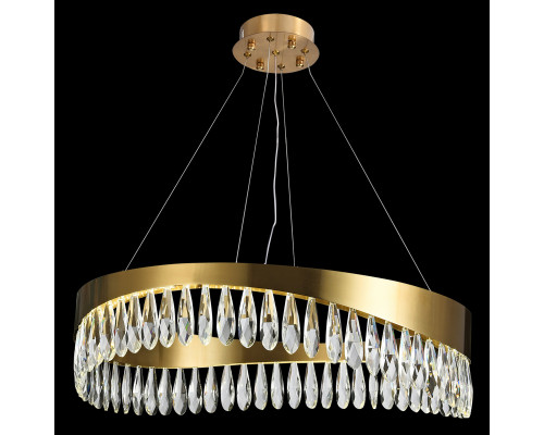Основное фото Люстра подвесная Natali Kovaltseva LED LAMPS 81356 GOLD SATIN: Купить в Интернет магазин освещения GCSVET.RU