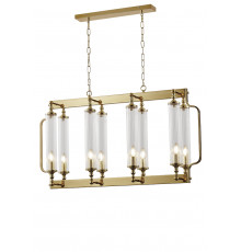 Люстра подвесная Crystal Lux TOMAS SP8 L1000 BRASS