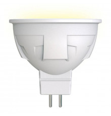 Светодиодная лампа для диммера (UL-00003991) Uniel GU5.3 6W 3000K матовая LED-JCDR 6W/WW/GU5.3/FR/DIM PLP01WH