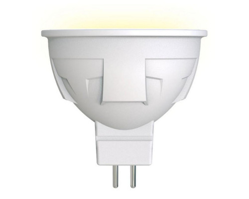 Основное фото Светодиодная лампа для диммера (UL-00003991) Uniel GU5.3 6W 3000K матовая LED-JCDR 6W/WW/GU5.3/FR/DIM PLP01WH: Купить в Интернет магазин освещения GCSVET.RU
