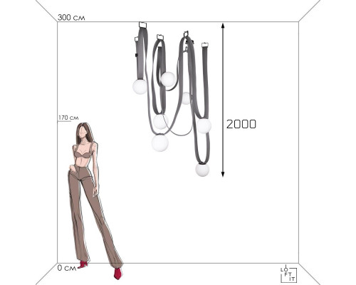 Дополнительное фото Люстра подвесная Loft IT Picot 10240/7: Купить в Интернет магазин освещения GCSVET.RU