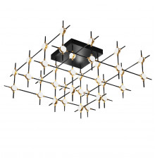 Потолочная люстра Delight Molecular MX18001067-36A black/gold