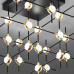 Дополнительное фото Потолочная люстра Delight Molecular MX18001067-36A black/gold: Купить в Интернет магазин освещения GCSVET.RU