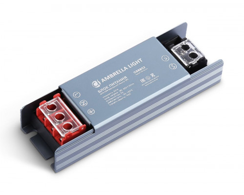 Основное фото Блок питания Ambrella Light LED Driver 12V 60Вт AC185-260 5A IP20 GS8802: Купить в Интернет магазин освещения GCSVET.RU