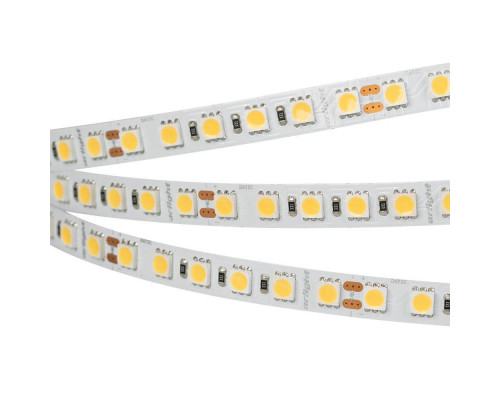 Основное фото Лента светодиодная Arlight 23W/m 96LED/m 5060SMD теплый белый 5M 028606(2): Купить в Интернет магазин освещения GCSVET.RU