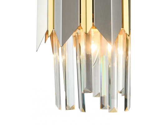 Дополнительное фото Люстра подвесная Natali Kovaltseva QUEEN 79006/1W BRASS SILVER: Купить в Интернет магазин освещения GCSVET.RU