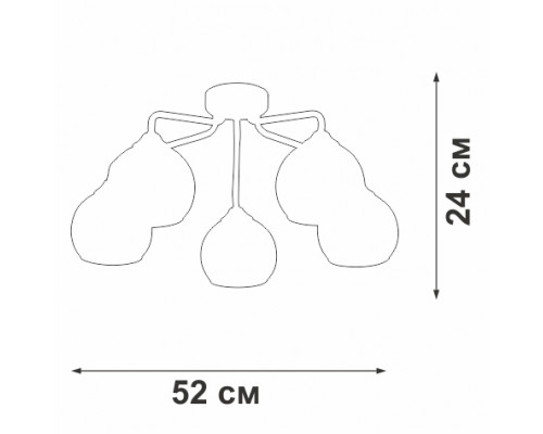 Дополнительное фото Люстра потолочная Vitaluce V3096-9/5PL: Купить в Интернет магазин освещения GCSVET.RU