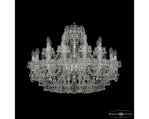 Основное фото Люстра подвесная Bohemia Ivele Crystal 1409/16+8/300 Ni: Купить в Интернет магазин освещения GCSVET.RU