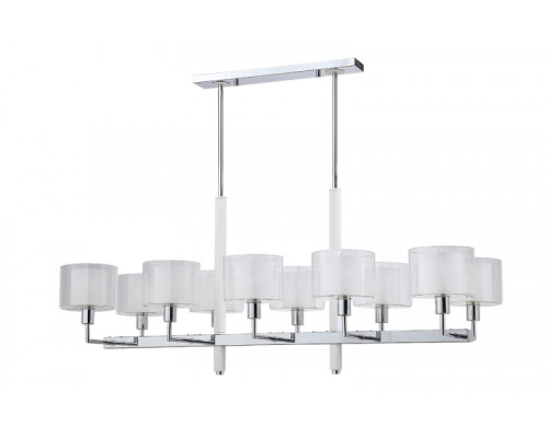 Основное фото Люстра потолочная Crystal Lux MAESTRO SP-PL10 L1100 CHROME: Купить в Интернет магазин освещения GCSVET.RU