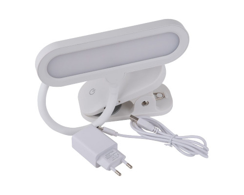 Дополнительное фото Лампа настольная Uniel ULM-D602 10W/3000-6000K/DIM WHITE UL-00011095: Купить в Интернет магазин освещения GCSVET.RU