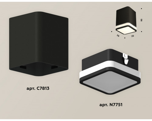 Дополнительное фото Светильник потолочный Ambrella Light Techno Spot XS7813020 (C7813, N7751): Купить в Интернет магазин освещения GCSVET.RU