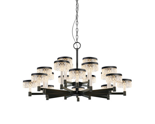 Основное фото Люстра подвесная Delight Collection MD21020075 MD21020075-20A matt black: Купить в Интернет магазин освещения GCSVET.RU