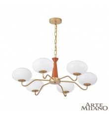 Люстра подвесная Arte Milano Napoli 310166/D780/6 BS/WD