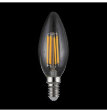 Филаментная лампа для диммера Voltega E14 5W 4000K свеча прозрачная VG10-C1E14cold5W-FD 8461