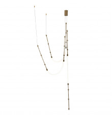Люстра подвесная Indigo Corda 14010/3P Brass V000064L