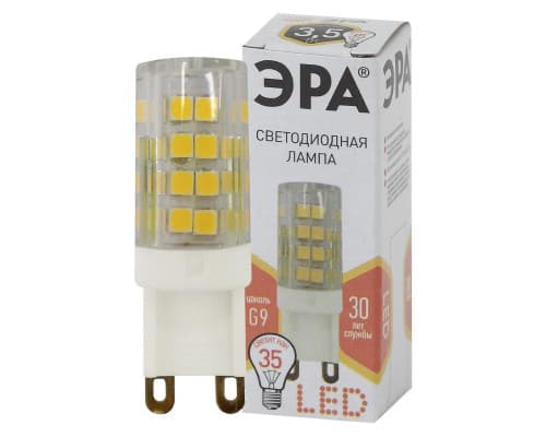 Основное фото Светодиодная лампочка Эра LED JCD-3,5W-CER-827-G9 Б0027861: Купить в Интернет магазин освещения GCSVET.RU