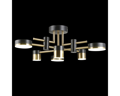 Основное фото Люстра потолочная Natali Kovaltseva LED LAMPS 81368 GOLD BLACK: Купить в Интернет магазин освещения GCSVET.RU