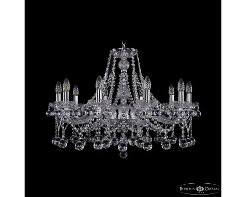 Основное фото Люстра подвесная Bohemia Ivele Crystal 1413/10/300 Ni Balls: Купить в Интернет магазин освещения GCSVET.RU