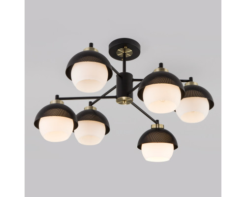 Дополнительное фото Люстра потолочная Eurosvet 70106/6 черный: Купить в Интернет магазин освещения GCSVET.RU