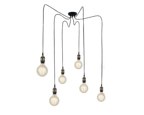 Дополнительное фото Люстра подвесная "паук" LOFT IT Spider Loft1162A/6: Купить в Интернет магазин освещения GCSVET.RU