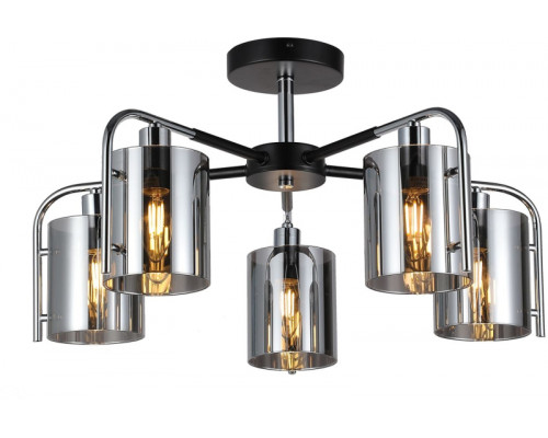 Основное фото Люстра потолочная Escada Elegant 671/5P Chrome: Купить в Интернет магазин освещения GCSVET.RU