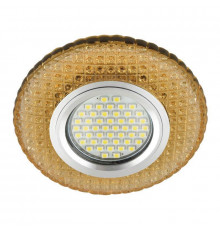 Светильник встраиваемый Fametto Luciole DLS-L135 Gu5.3 Glassy/Gold