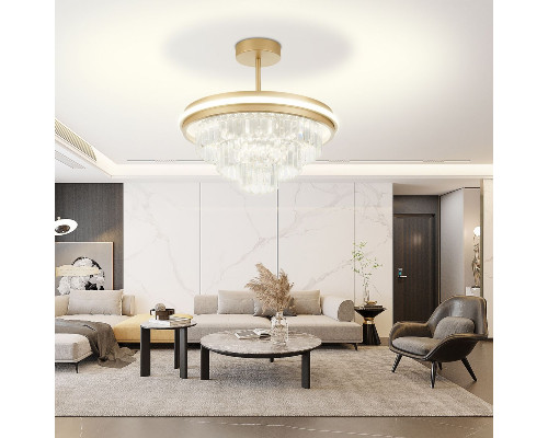 Дополнительное фото Люстра потолочная Natali Kovaltseva Crystal LED LAMPS 81115/3C: Купить в Интернет магазин освещения GCSVET.RU