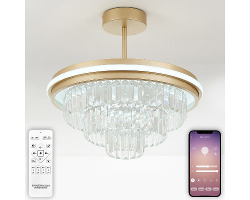 Дополнительное фото Люстра потолочная Natali Kovaltseva Crystal LED LAMPS 81115/3C: Купить в Интернет магазин освещения GCSVET.RU