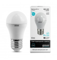 Светодиодная лампочка Gauss Globe LED 53226
