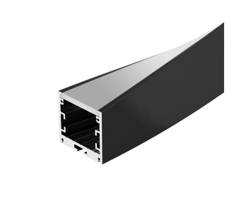 Основное фото Алюминиевый профиль Arlight SL-ARC-3535-Twist180-500 Black 032685: Купить в Интернет магазин освещения GCSVET.RU
