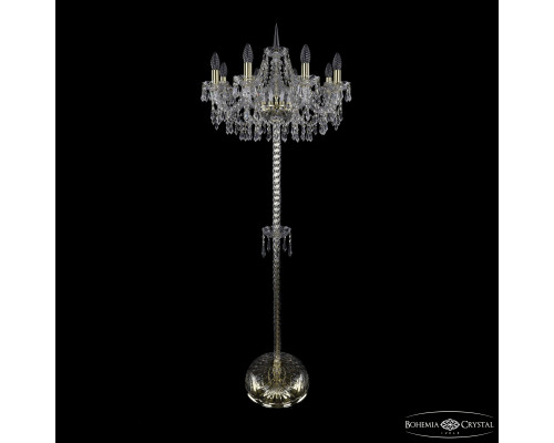 Основное фото Напольный светильник Bohemia Ivele Crystal 1403T2/8/195-160 G: Купить в Интернет магазин освещения GCSVET.RU