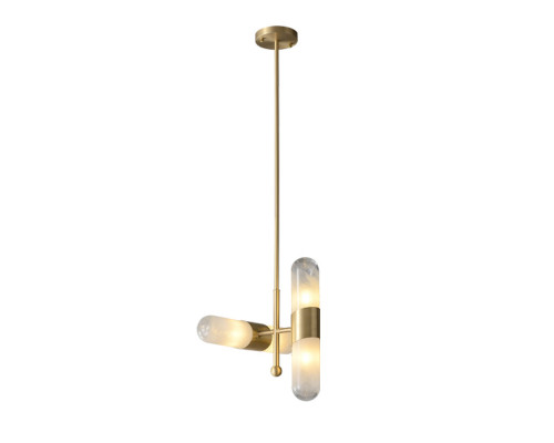 Основное фото Светильник подвесной DeLight Collection Sorno MT9056-4H brass: Купить в Интернет магазин освещения GCSVET.RU