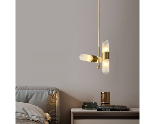 Дополнительное фото Светильник подвесной DeLight Collection Sorno MT9056-4H brass: Купить в Интернет магазин освещения GCSVET.RU