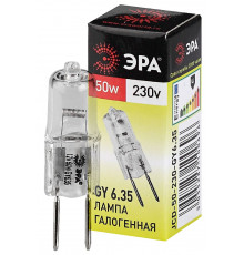 Лампочка тип галогенновая Эра GY6.35 50W 3000K GY6.35-JCD-50W-230V C0027374
