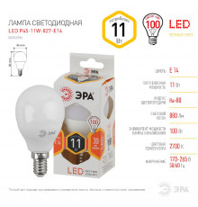 Светодиодная лампочка Эра LED P45-11W-827-E14 Б0032986