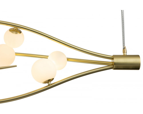 Дополнительное фото Люстра подвесная Indigo Flusso 11025/7P Gold V000231: Купить в Интернет магазин освещения GCSVET.RU