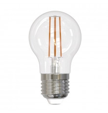 Филаментная лампа светодиодная (UL-00005179) Uniel E27 11W 4000K прозрачная LED-G45-11W/4000K/E27/CL PLS02WH