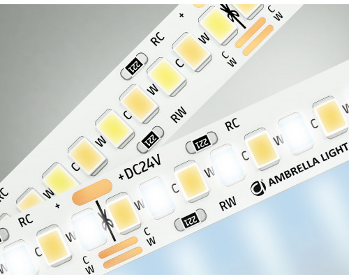 Дополнительное фото Лента светодиодная Ambrella Light LED Strip 24В 2835 18Вт/м 3000-6500K 5м IP20 GS4151: Купить в Интернет магазин освещения GCSVET.RU