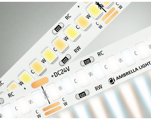 Основное фото Лента светодиодная Ambrella Light LED Strip 24В 2835 18Вт/м 3000-6500K 5м IP20 GS4151: Купить в Интернет магазин освещения GCSVET.RU