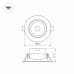 Дополнительное фото Светильник встраиваемый Arlight LTD-Polar-Turn-R80-5W Warm3000 032857: Купить в Интернет магазин освещения GCSVET.RU
