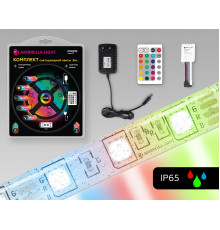 Лента светодиодная Ambrella Light LED Strip 12В 5050 14,4Вт/м RGB 5м IP65 GS2502