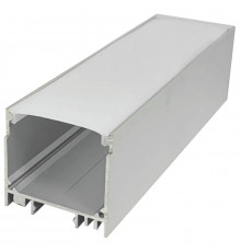 Профиль П-образный универсальный Apeyron ширина ленты до 25мм (рассеиватель, заглушки - 2шт) 08-23