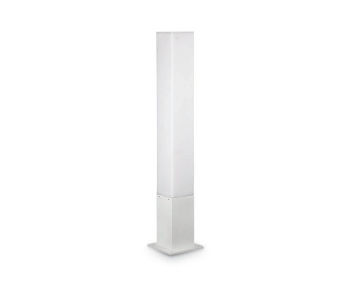 Основное фото Светильник уличный Ideal Lux Edo Outdoor PT1 Square Bianco 142999: Купить в Интернет магазин освещения GCSVET.RU