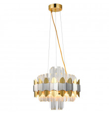 Люстра подвесная Natali Kovaltseva SKALA 81435/6C BRASS SILVER