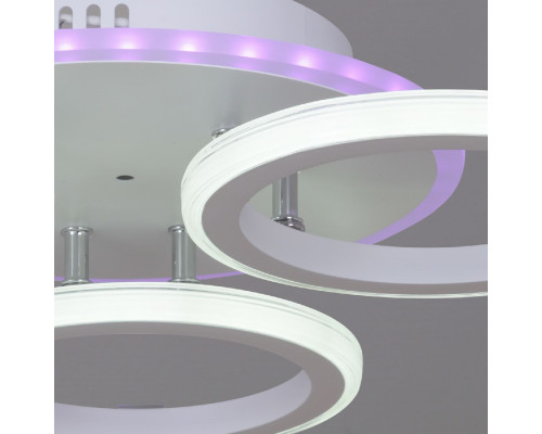 Дополнительное фото Люстра потолочная Reluce 06319-3.3-03 WH+CR (RGB): Купить в Интернет магазин освещения GCSVET.RU