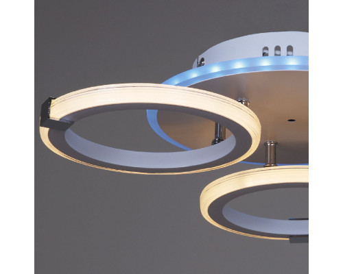 Дополнительное фото Люстра потолочная Reluce 06319-3.3-03 WH+CR (RGB): Купить в Интернет магазин освещения GCSVET.RU