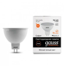 Светодиодная лампочка Gauss Elementary MR16 13519
