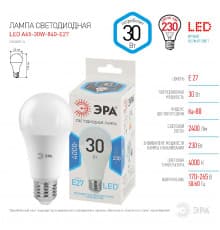 Светодиодная лампочка Эра LED A65-30W-840-E27 Б0048016